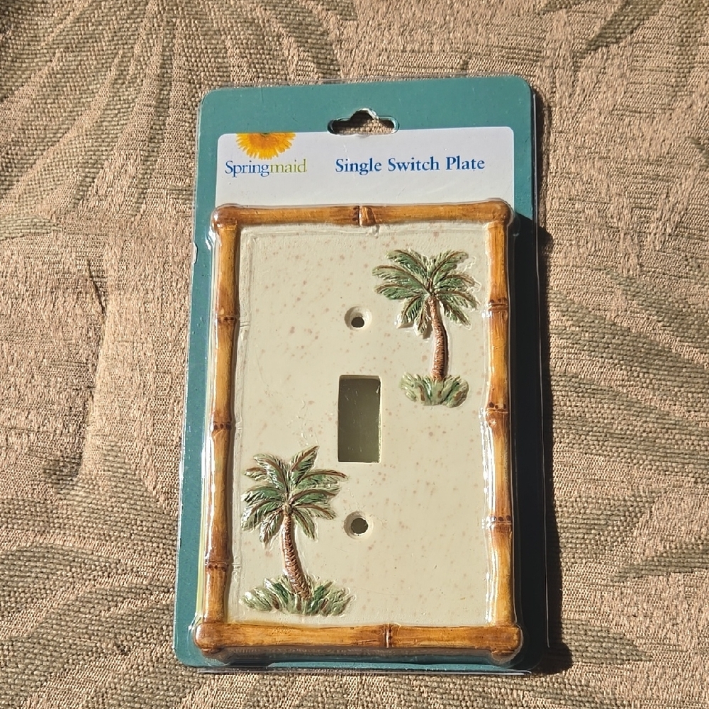 Springmaid Palm Breeze Switch Plate